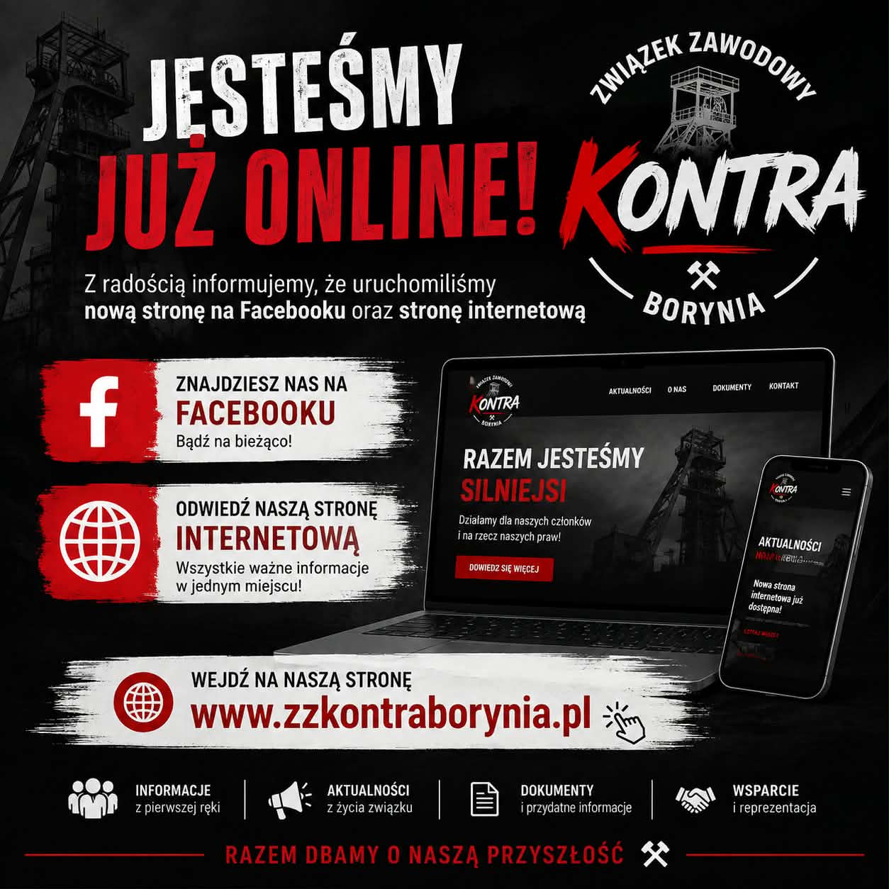 Jesteśmy już online