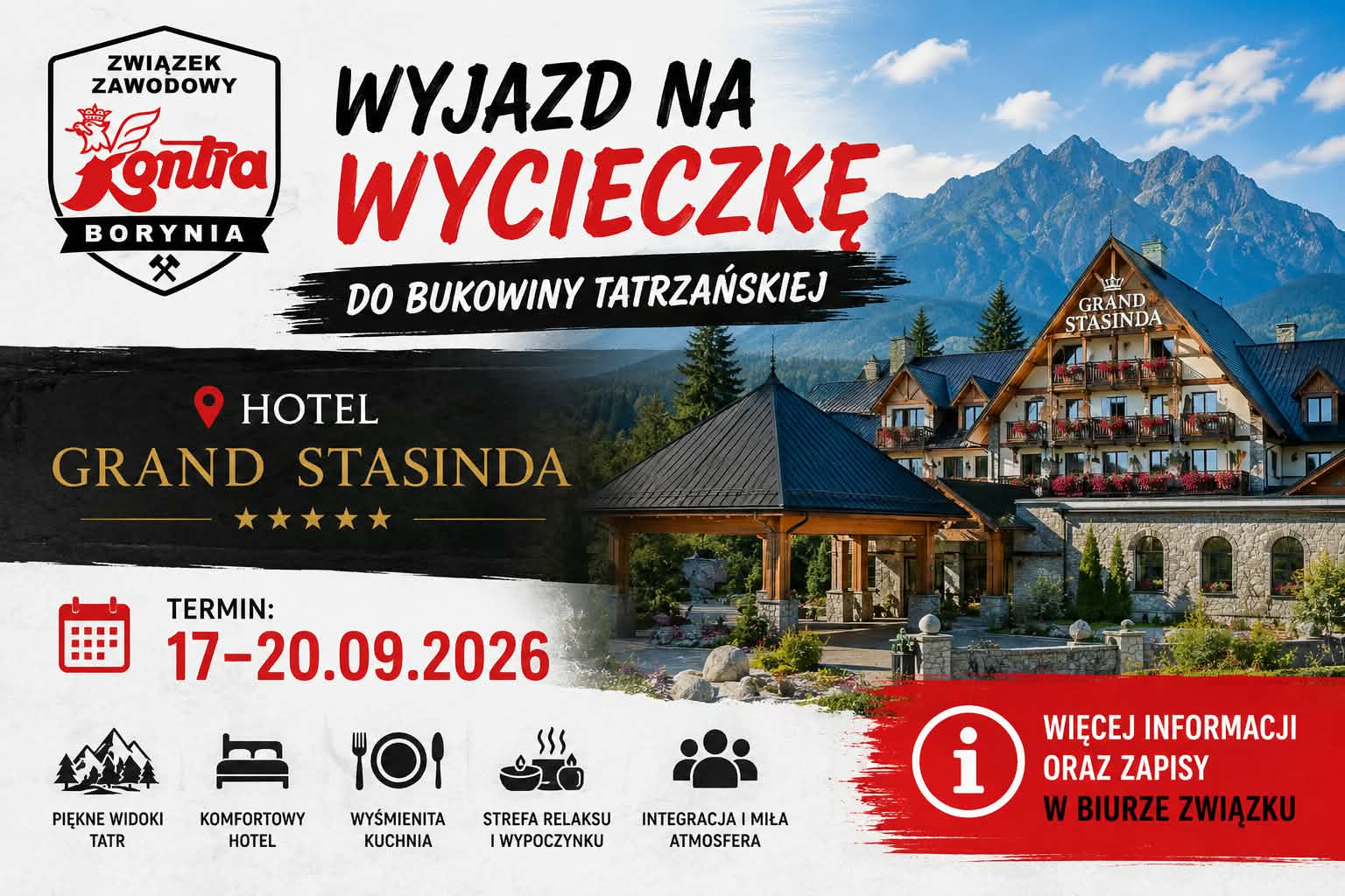 Wyjazd do Bukowiny Tatrzańskiej